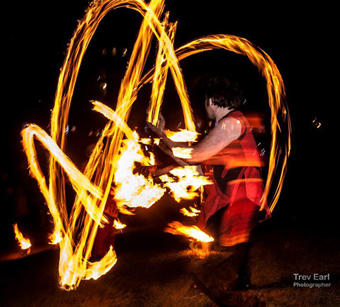 Milton Keynes fire performer