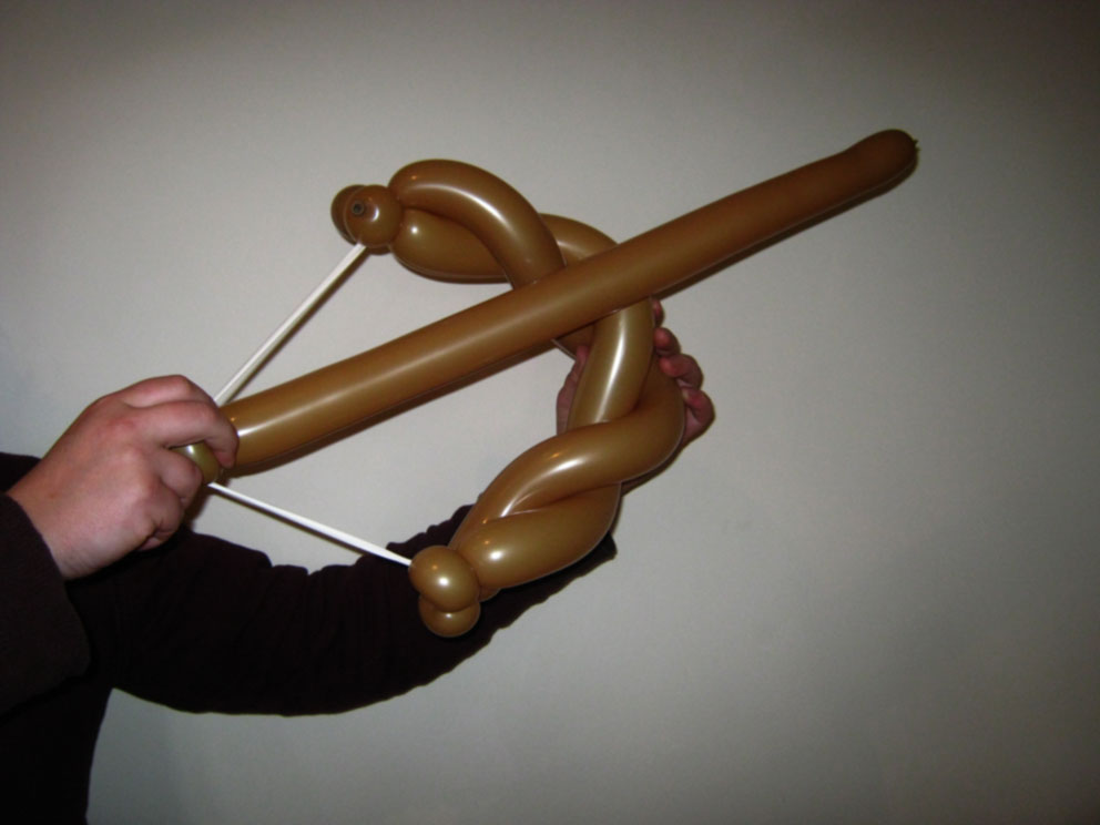 balloon bow and arrow balloon model balloon modeller random mike milton keynes