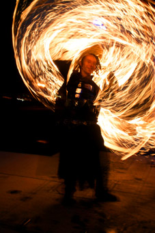 Fire perfomer Newcastle