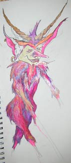 stilt walker consept large puppet