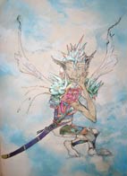 ninja faery costume for walkabout entertainer