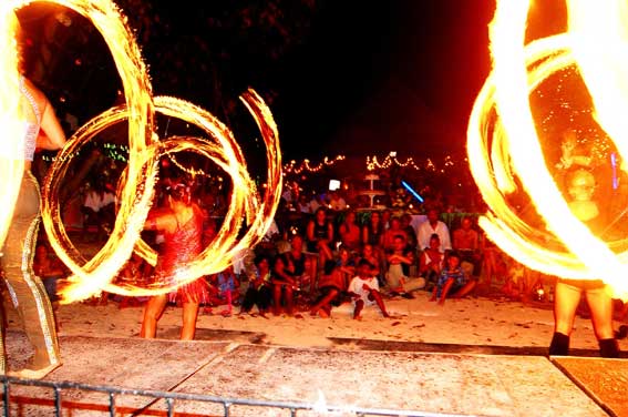 Fire show in Thailand