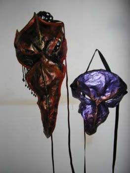 paper mache masks from my craft workshop